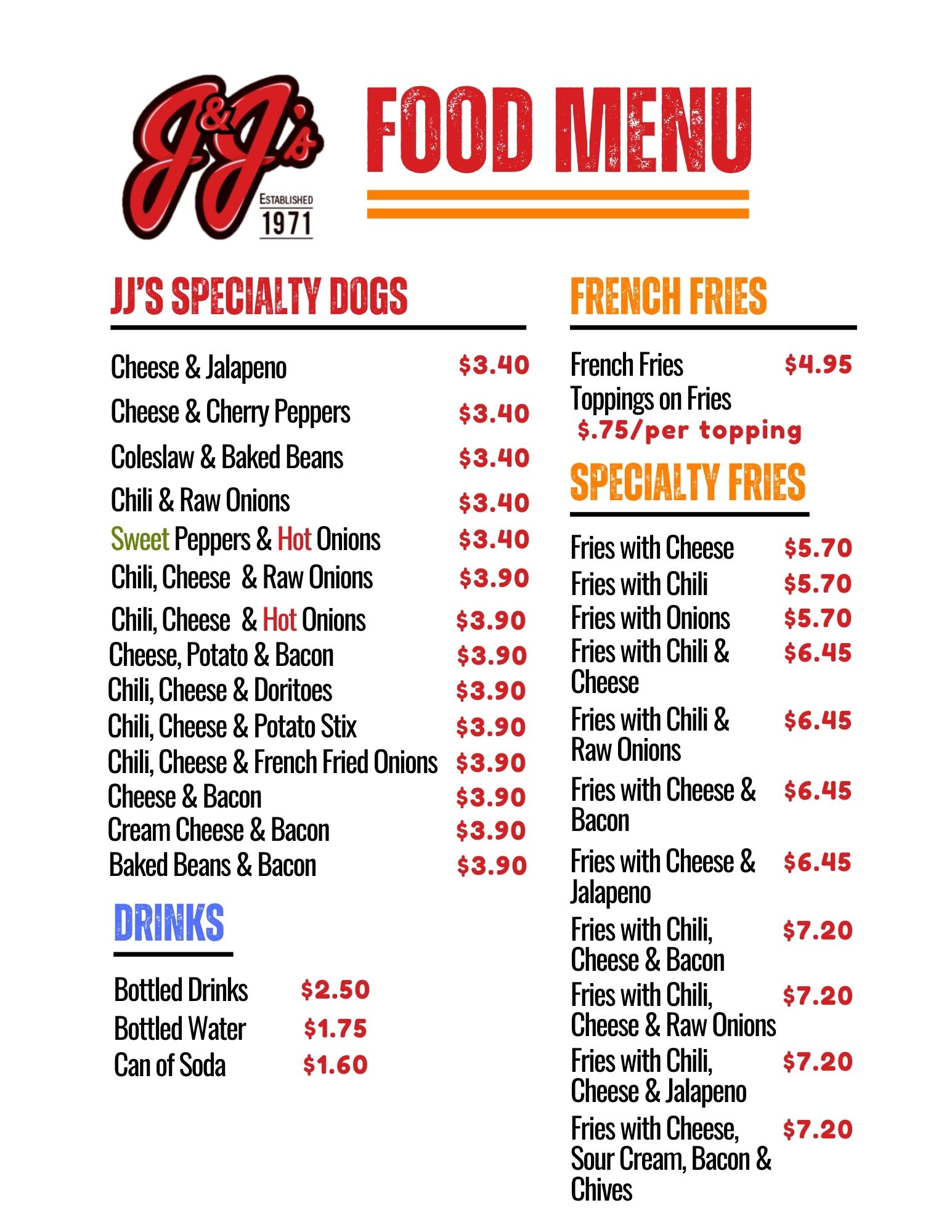 JJS Menu Fairfield   Page 2